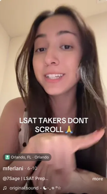 LSAT takers don’t scroll